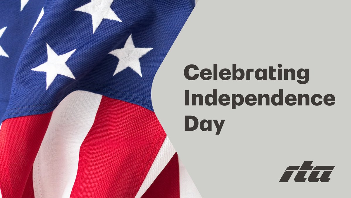 RTA_Chicago's tweet image. The RTA wishes everyone a safe and fun Independence Day! 🎆 #4thofJuly