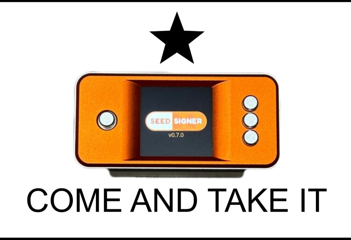 SeedSigner's tweet image. Stay unruly. Happy Independence Day.