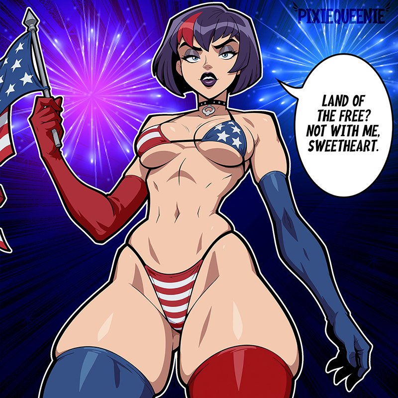 Happy 4th of July! Queenie brought the fireworks.

I'm posting on Subscribestar and Patreon if you'd like to support my work!
subscribestar.adult/posts/1947992
patreon.com/posts/queenie-…
#independenceday2025