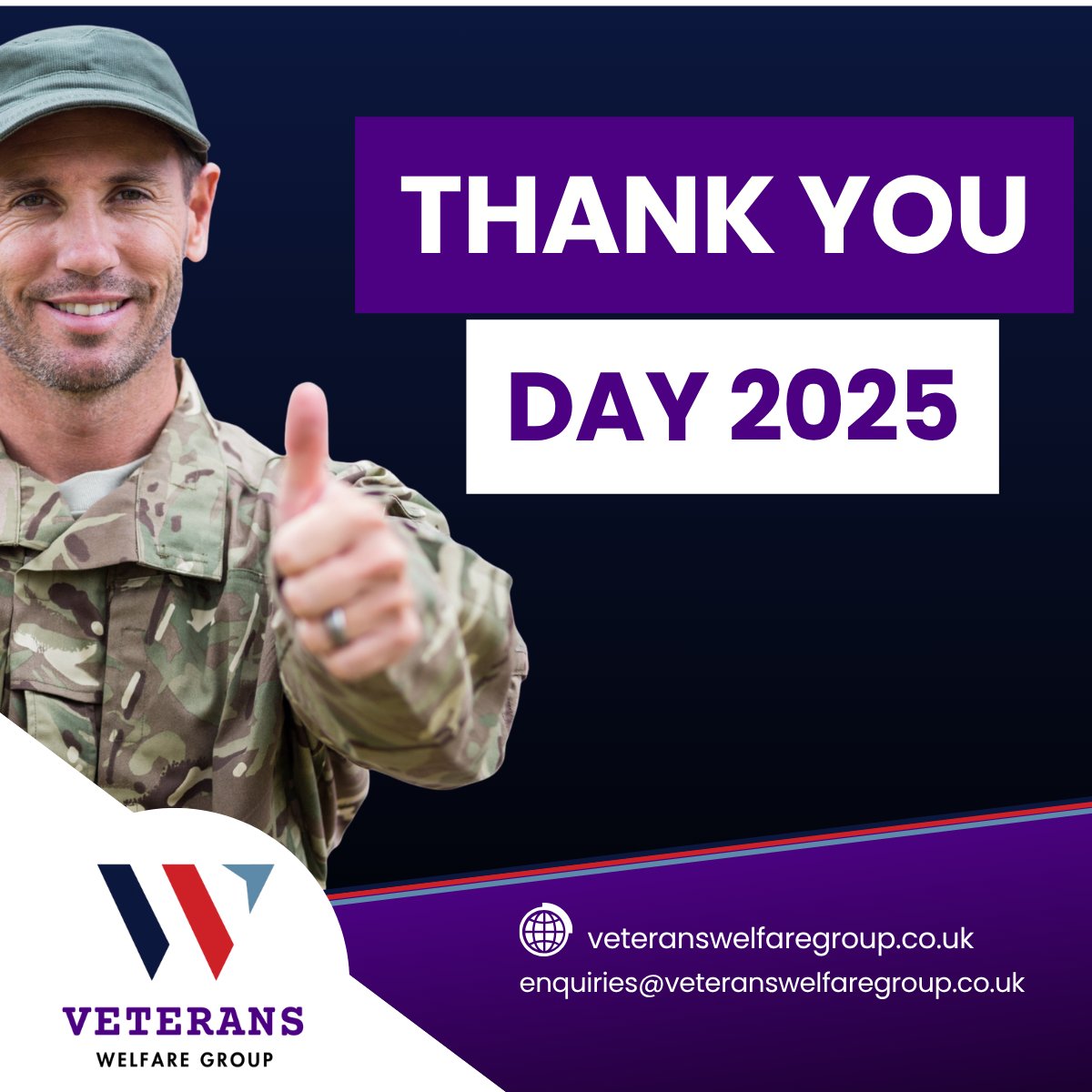 As it’s the first Sunday of July, we’re marking Thank You Day as a meaningful moment to show our gratitude.

We take a moment to say "thank you" to all active service members, service leavers and veterans.

Your service, sacrifice, and continued contribution to our communities