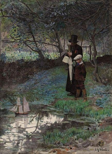 Je suis cette goélette 
Prisonnière du temps et de l'espace 
Mouette
Aux ailes brisées

Consciemment on regarde la source se tarir...

🖌️ Jehan Georges Vibert