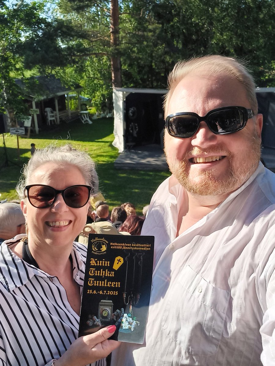 kka1968's tweet photo. Kesäteatteri-ilta  Halkeenkivellä 🎭

Kuin tuhka tuuleen https://t.co/r6PUV85a9C