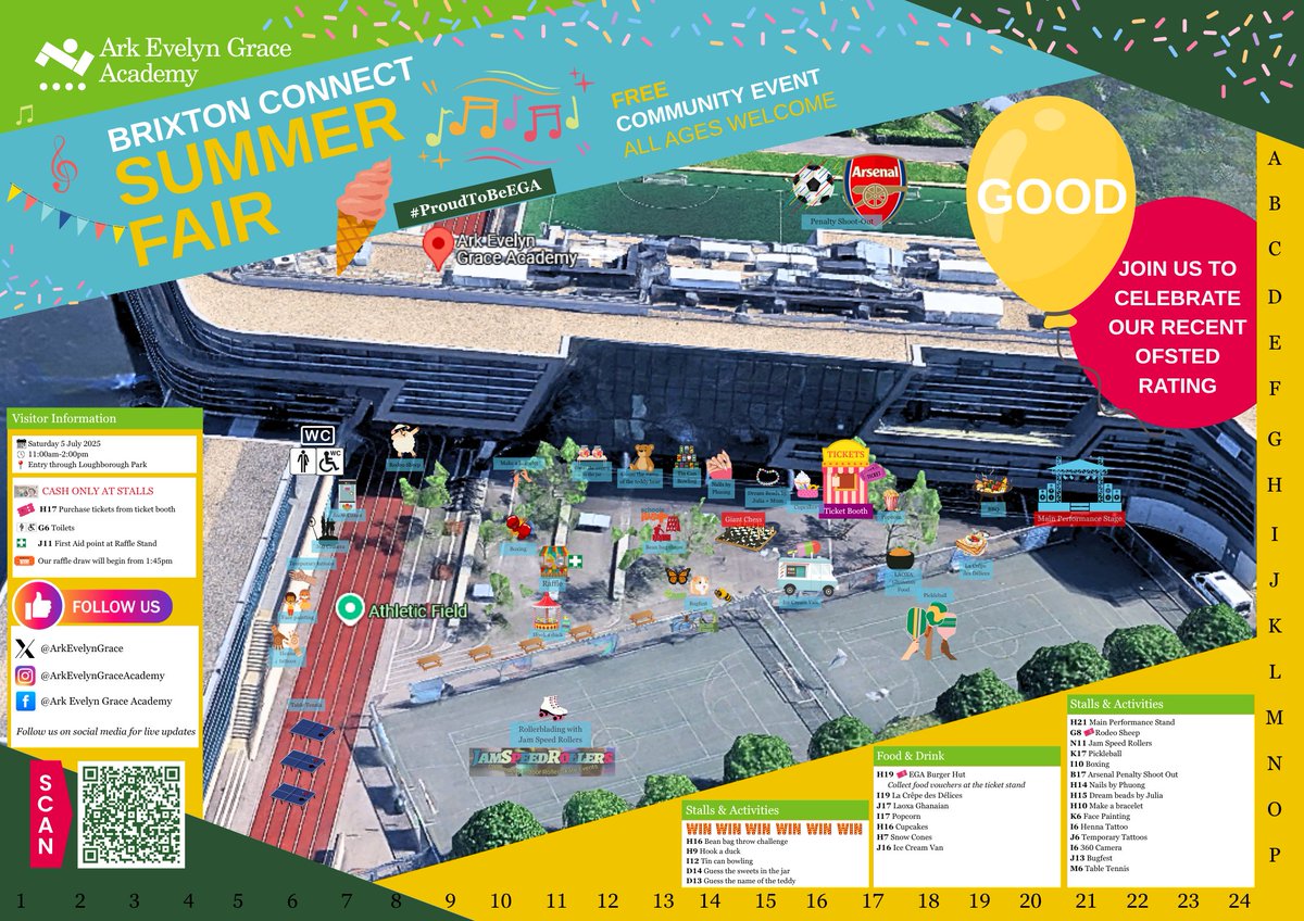 Ark Evelyn Grace Academy (@arkevelyngrace) on Twitter photo ๐ The Brixton Connect Summer Fair map is LIVE! ๐บ๏ธโจ
Plan your day, explore activities, and don't miss a thing!
๐ Ark Evelyn Grace Academy (Loughborough Park entrance)
๐๏ธ Saturday 5 July 2025
โฐ 11amโ2pm
๐ evelyngraceacademy.org/news/join-us-oโฆ
#BrixtonConnect #ProudToBeEGA <a href="/ArkSchools/">Ark Schools & Ventures</a> ๐ The Brixton Connect Summer Fair map is LIVE! ๐บ๏ธโจ
Plan your day, explore activities, and don't miss a thing!
๐ Ark Evelyn Grace Academy (Loughborough Park entrance)
๐๏ธ Saturday 5 July 2025
โฐ 11amโ2pm
๐ evelyngraceacademy.org/news/join-us-oโฆ
#BrixtonConnect #ProudToBeEGA <a href="/ArkSchools/">Ark Schools & Ventures</a>