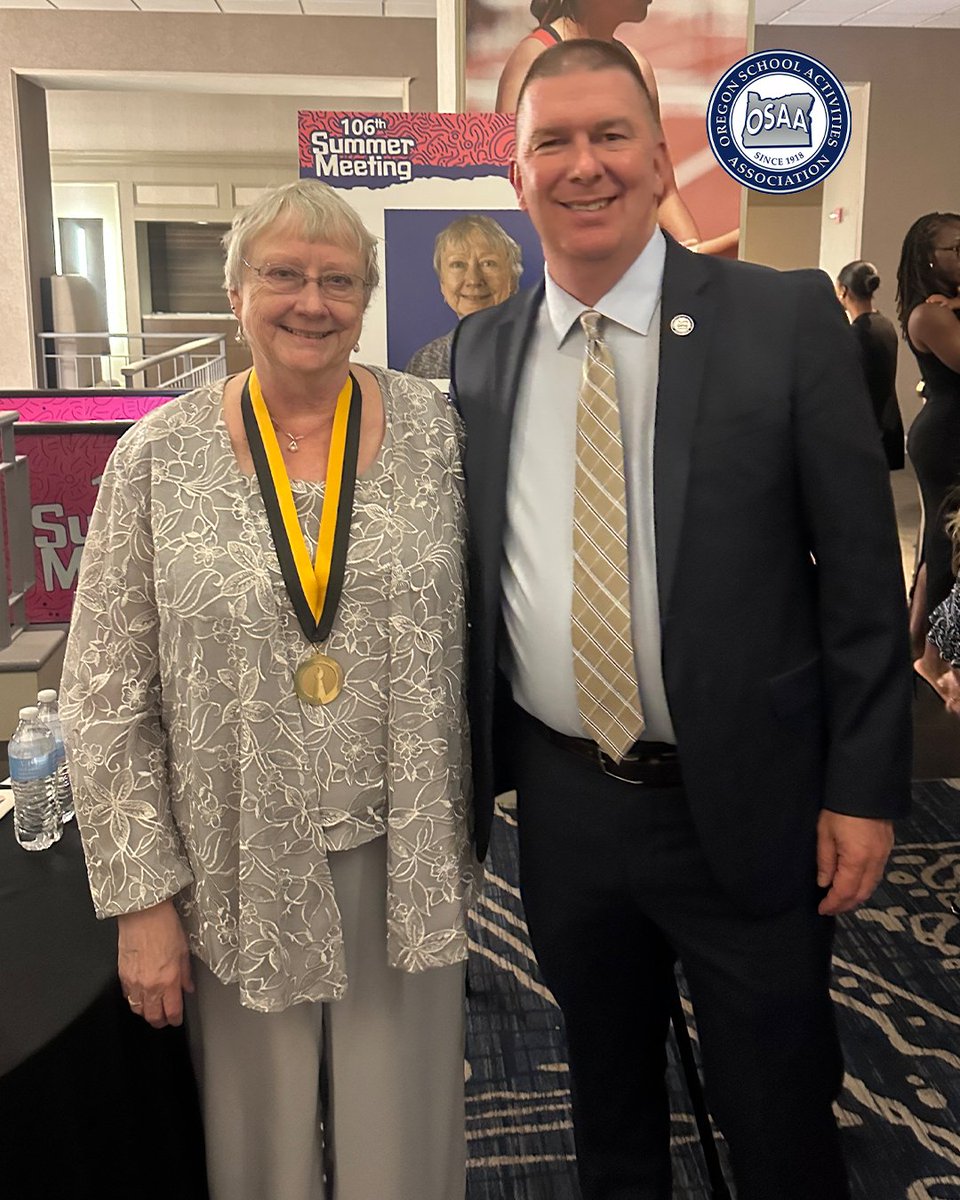 This past weekend in Chicago we were delighted to welcome two Oregon legends into the <a href="/NFHS_Org/">NFHS</a>  Hall of Fame: Anna Maria Lopez and Jane Berry-Eddings!

Anna Maria Lopez has spent the majority of her life at St. Mary’s Academy — first as a multi-sport athlete — and since 1991 as