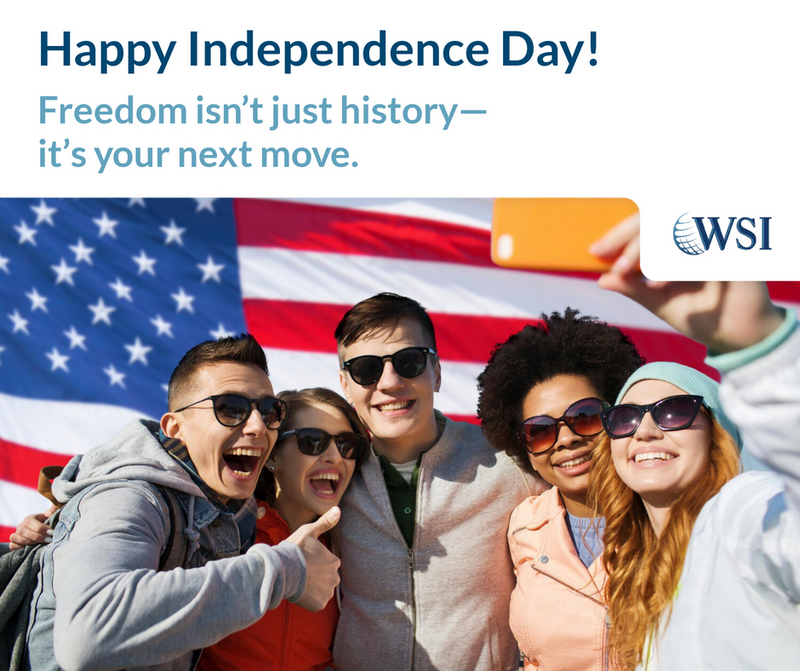 Happy 4th of July. Today is a day to honor bold moves and the spirit of innovation. What’s your next big leap? #IndependenceDay #July4th
