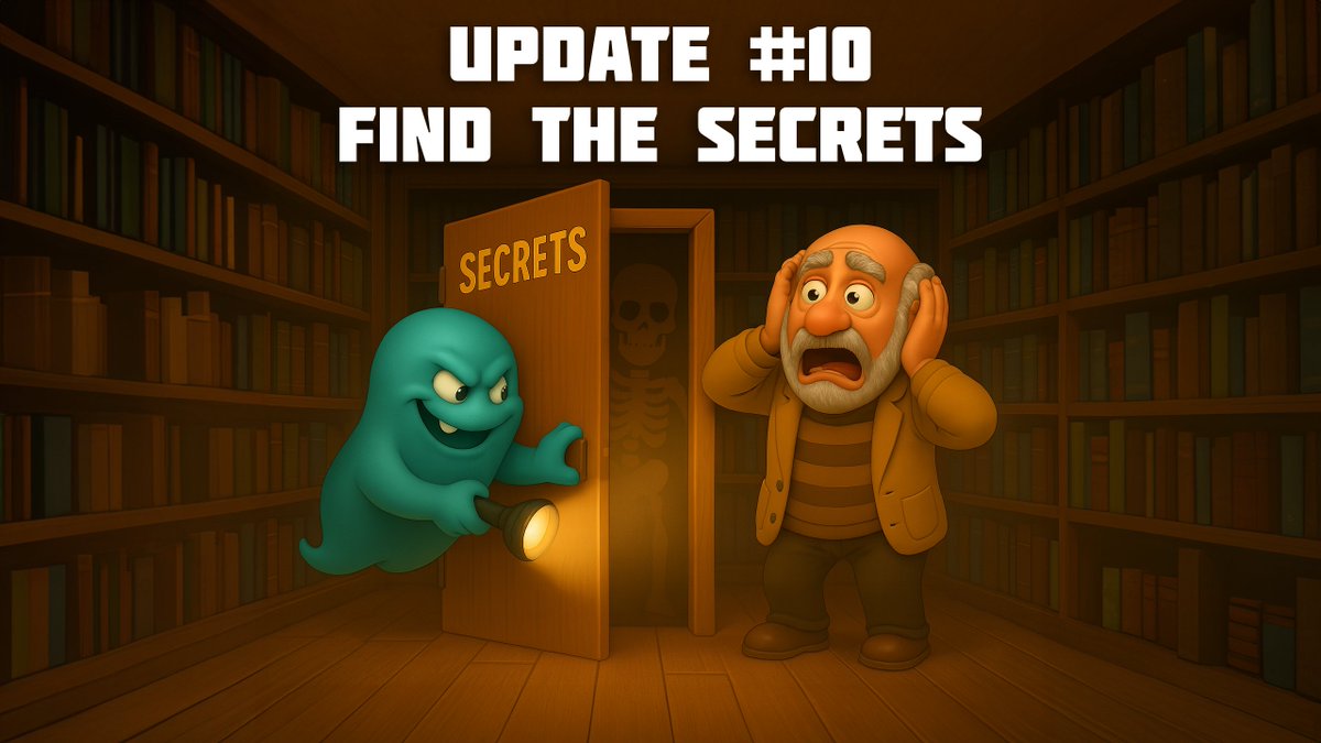 youareghostvr's tweet photo. 🗝️ Update #10: FIND THE SECRETS! 👻

3 hidden rooms just dropped: an alien lab, a wild experiment zone, and a room beyond reality.

Smoother FPS, bug fixes, and spooky surprises await!

👾🕹️ - https://t.co/Gz4hwuf80R

#quest3 #quest3s #MetaQuest3 #MetaQuest2 #vrgame #youareghost https://t.co/7D4QBjXtdd