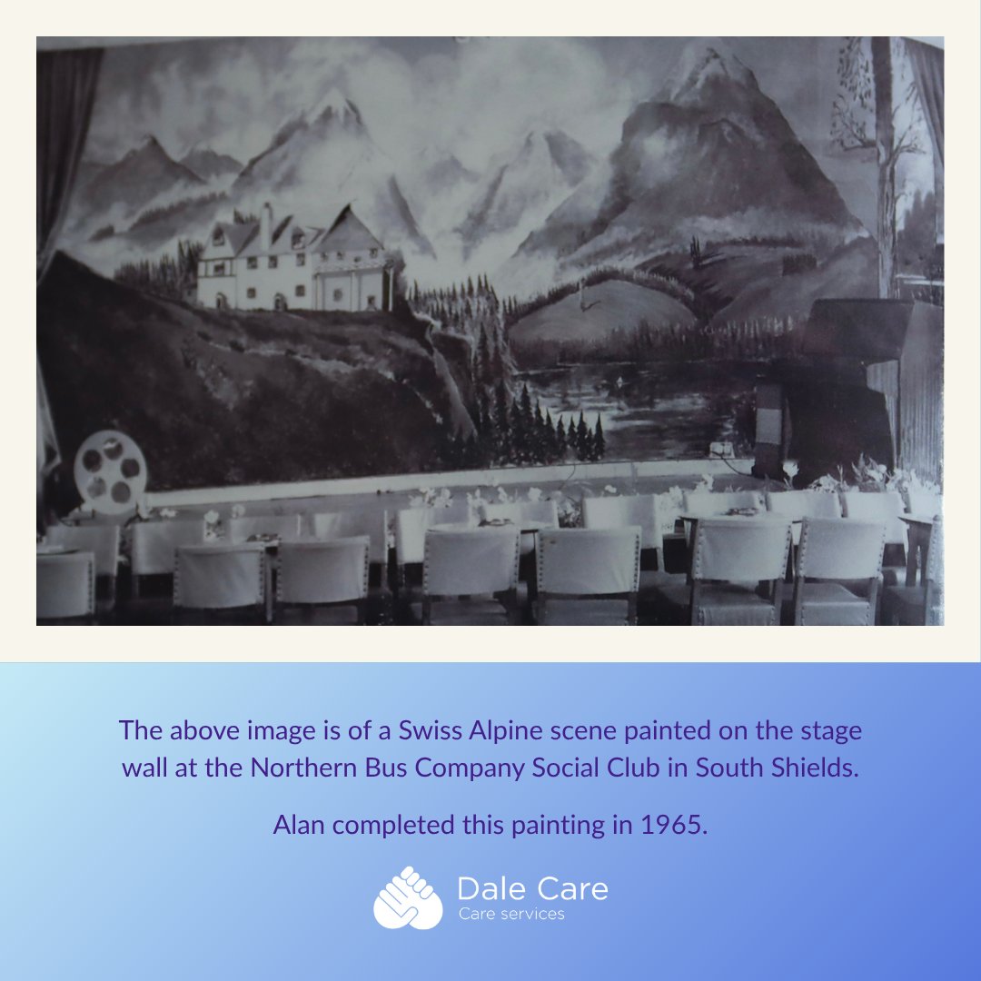 DaleCareNEast's tweet image. #CreateWeek highlights the benefits of #art on #mentalwellbeing. We&apos;d like to introduce Alan, a resident at our #ExtraCare, Blenkinsop Court in #SouthShields, who&apos;s been a passionate #artist for over 70 years. To learn more about Alan and his work visit: dalecare.co.uk/news/create-we…