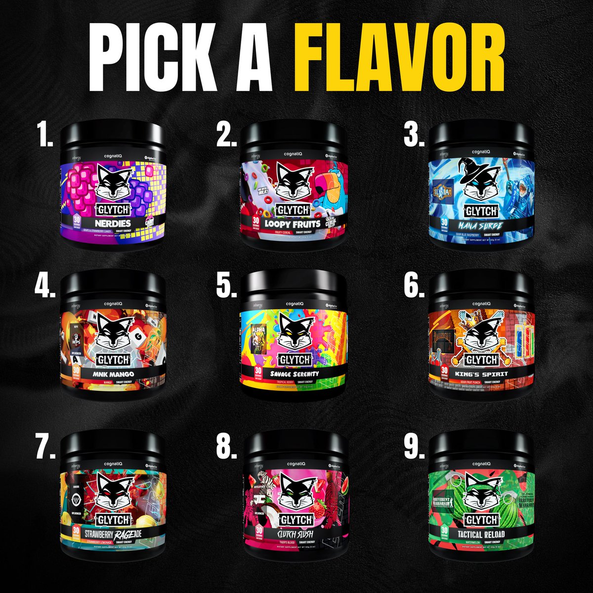 Alpha Dogs (@alphadogsgg) on Twitter photo Step into <a href="/GLYTCHEnergy/">GLYTCH Energy</a> HQ and they say:
“Pick one. It’s on the house.”
What are you walking out with? 👀 Step into <a href="/GLYTCHEnergy/">GLYTCH Energy</a> HQ and they say:
“Pick one. It’s on the house.”
What are you walking out with? 👀