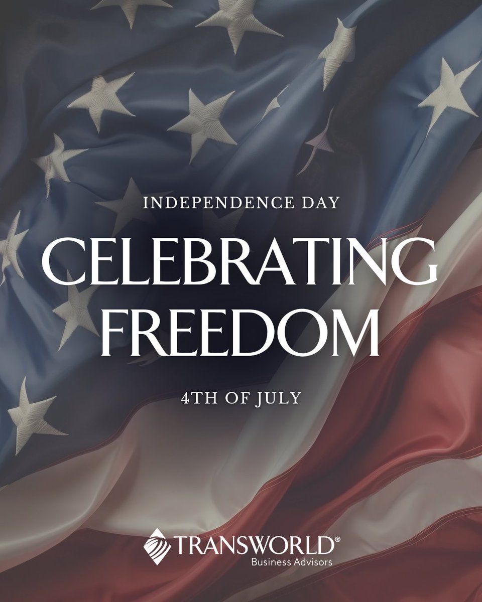 🗽 Freedom means opportunity—and at Transworld, we help you find yours.

Happy Independence Day from our team to yours! Explore our business for sale listings and take the first step toward business ownership tworld.com/agents/tannern…

#tworld #businesssales #buyabusiness...