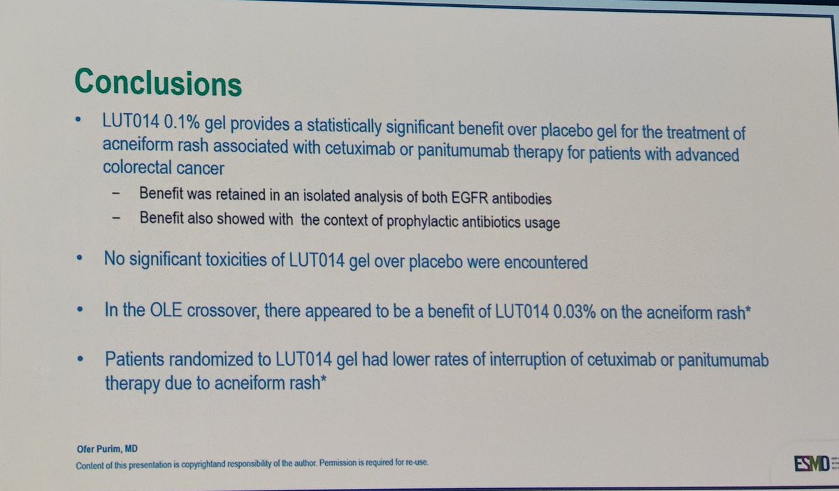 DrJorgeB_George (@drjorgebarriuso) on Twitter photo A well thought approach to the management of anti-EGFR rash! A topical formulation of a BRAF inhibitor showing efficacy in a Phase II trial presented in the second proferred paper session at <a href="/myESMO/">ESMO - Eur. Oncology</a> #ESMOGI25 #ESMOAmbassadors A well thought approach to the management of anti-EGFR rash! A topical formulation of a BRAF inhibitor showing efficacy in a Phase II trial presented in the second proferred paper session at <a href="/myESMO/">ESMO - Eur. Oncology</a> #ESMOGI25 #ESMOAmbassadors