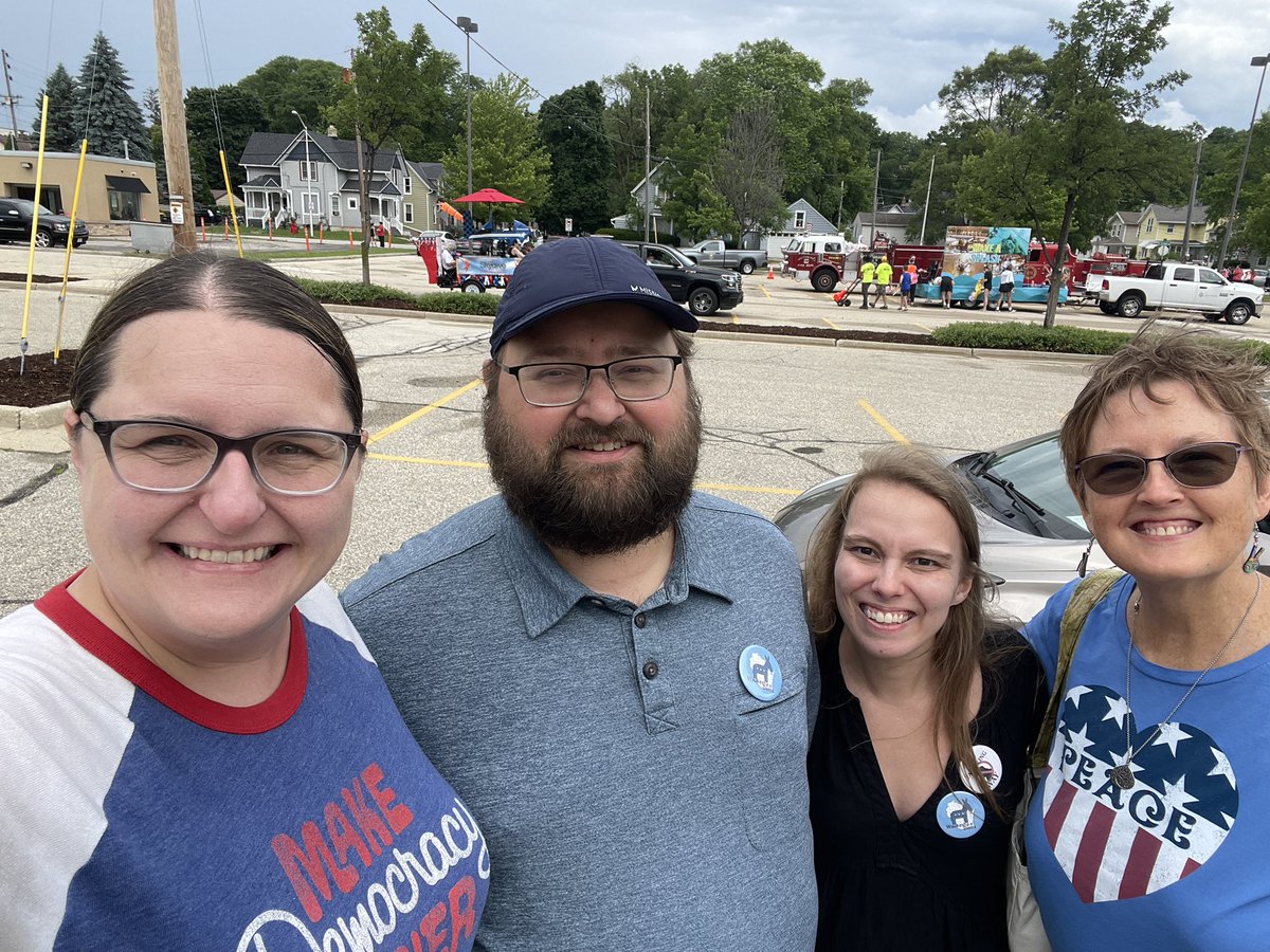 Even though the parade was canceled, we will persist in fighting the good fight! @wisdems @waukeshadems