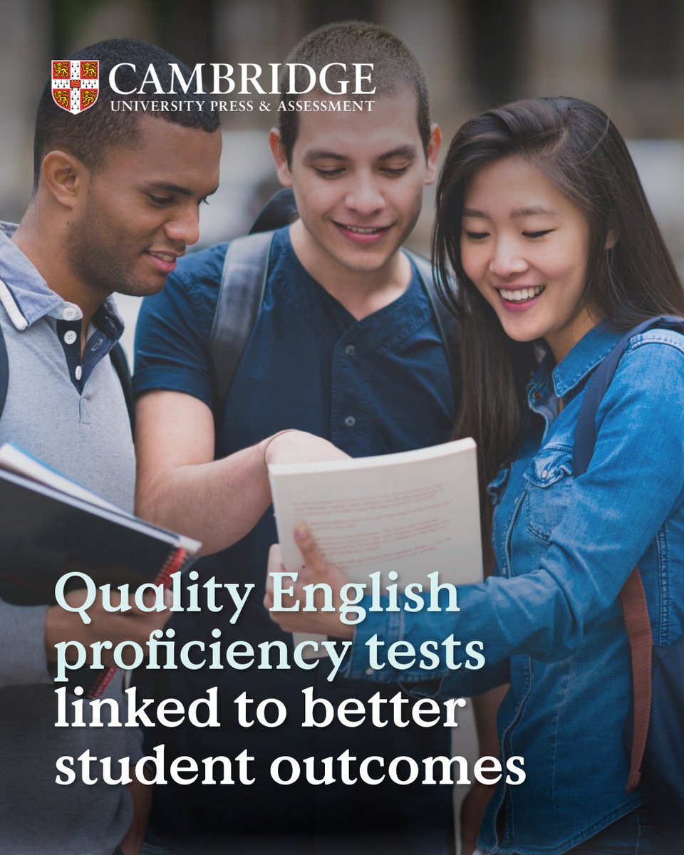 CambPressAssess's tweet image. A new ELT Journal study shows how English language test choices can significantly impact international students’ success.
The research examines which tests are accepted, how decisions are made, & the reliability of new at-home test formats.
🔗 Read more: cambrid.ge/404I8Jj