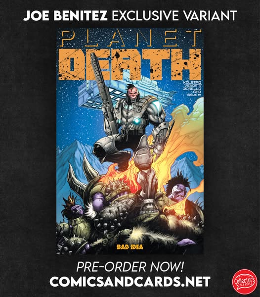 cparadize's tweet image. Comic Picks 7/09 + Halloween in July! Planet Death Signing Tour! New BENEATH THE TREES and PLANET DEATH!- mailchi.mp/comicsandcards…