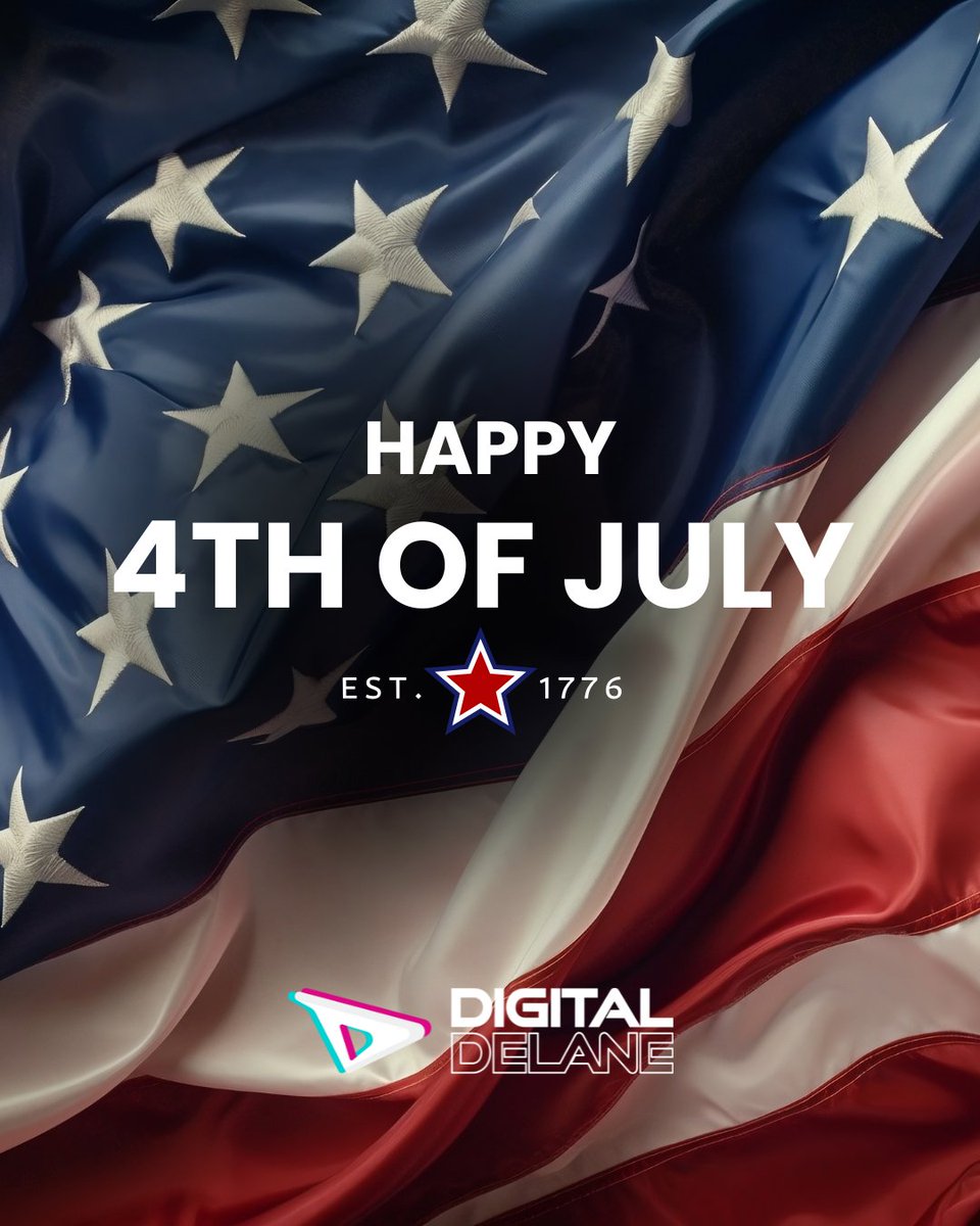 DigitalDeLane's tweet photo. Independence Day is about more than fireworks. It’s about the promise of freedom, and the ongoing work of living up to it. May today be a celebration of how far we’ve come!

Wishing everyone a peaceful Independence Day.

#IndependenceDay #DigitalDelane #FourthOfJuly https://t.co/jNT9MRlrNh
