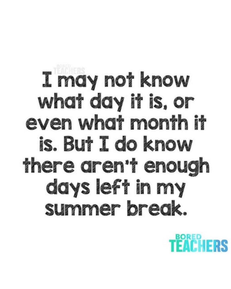 But for real though... pump the brakes on summer please