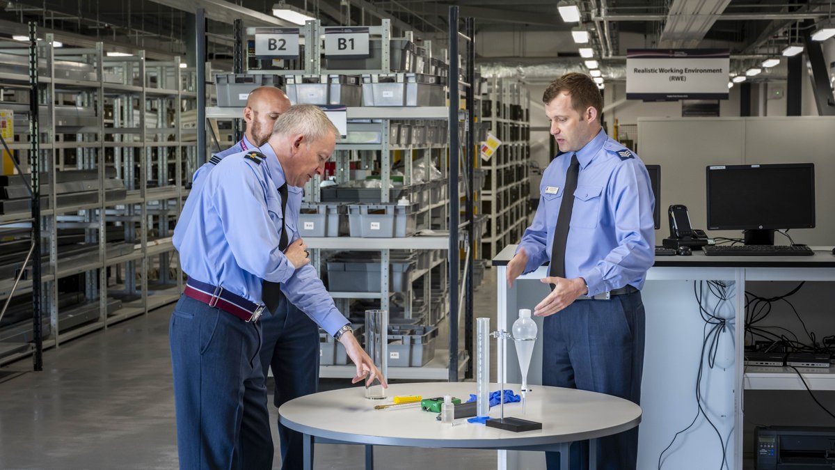 ChiefofAirStaff's tweet image. Developing talent is a top RAF priority. Recently, I visited the Defence School of Logistics & Administration to meet trainees from Logistics & People Ops. Enablers are vital, the RAF can’t protect the skies without them. Honoured to present awards recognising their impact.