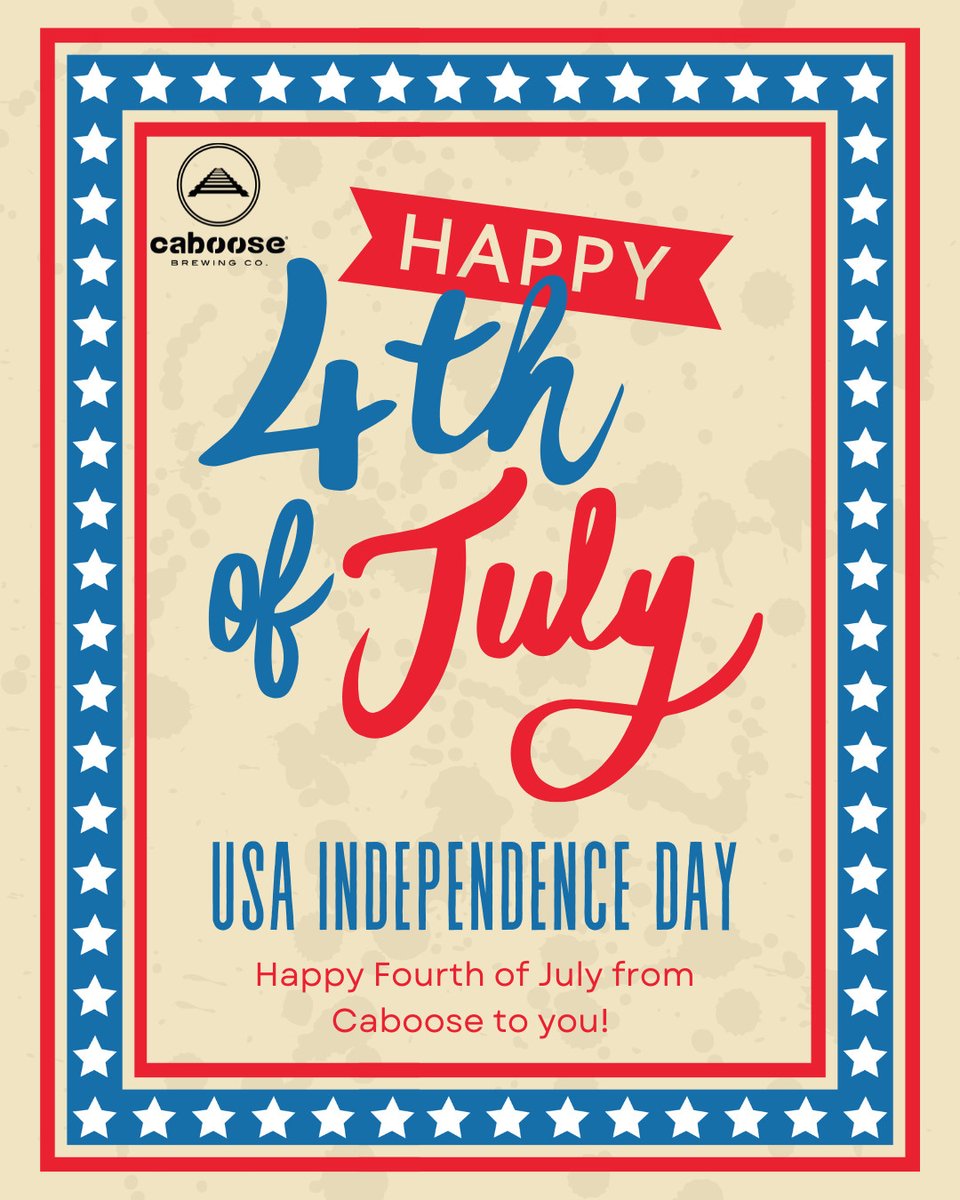 Happy Fourth of July! Celebrate the holiday and the beautiful weather with lunch on our patio, or pick up some beer-to-go for your cookout!