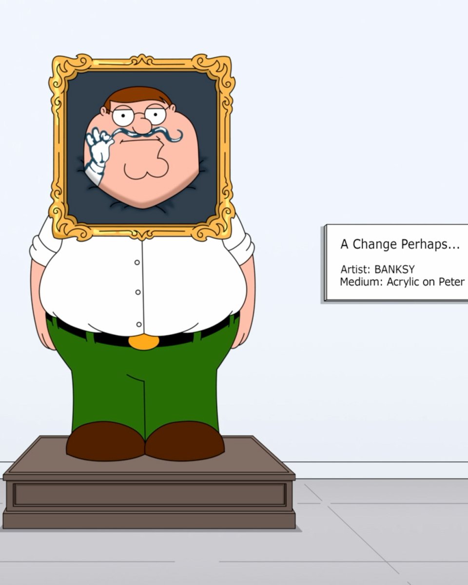 FamilyGuyonFOX's tweet image. what was more culturally significant: the mona lisa or a change perhaps... ?
a new #familyguy is now on @hulu.