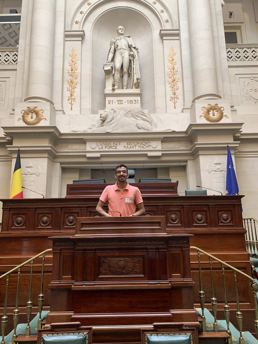 Hello from the Belgian Parliament 👋