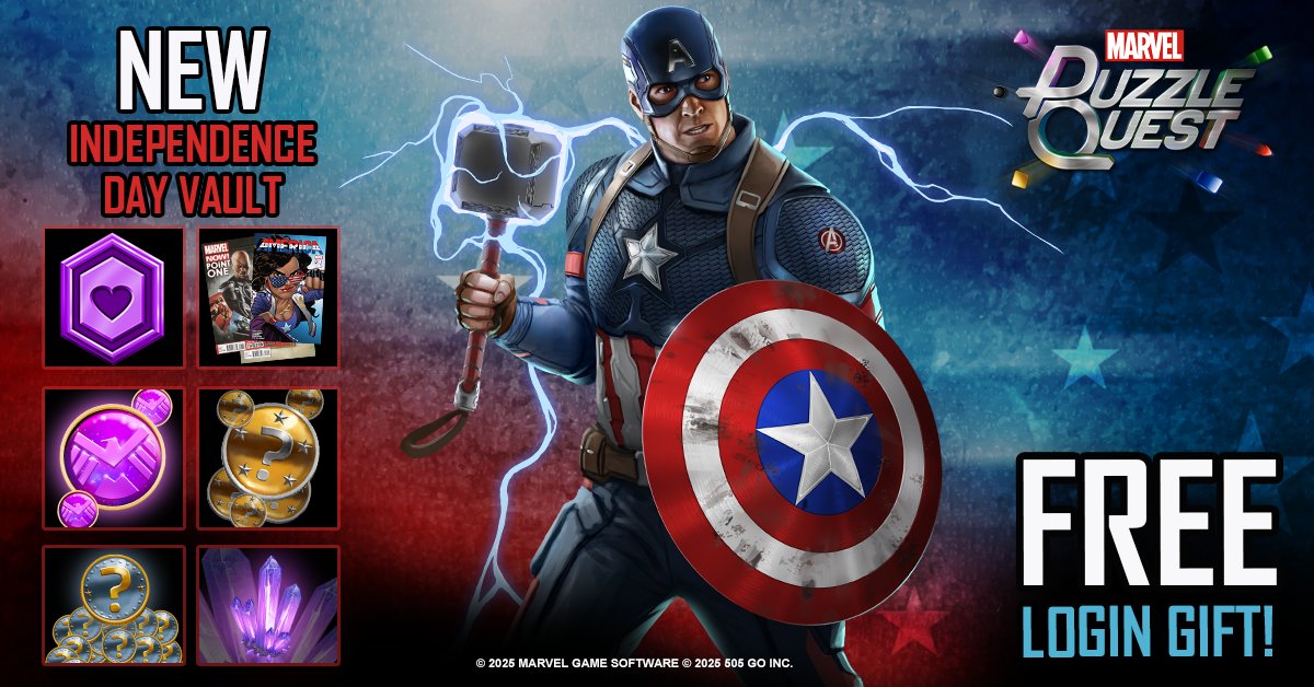 🎉Celebrate Independence Day with a free cover of Captain America!🎉 

(7/1 - 7/8)