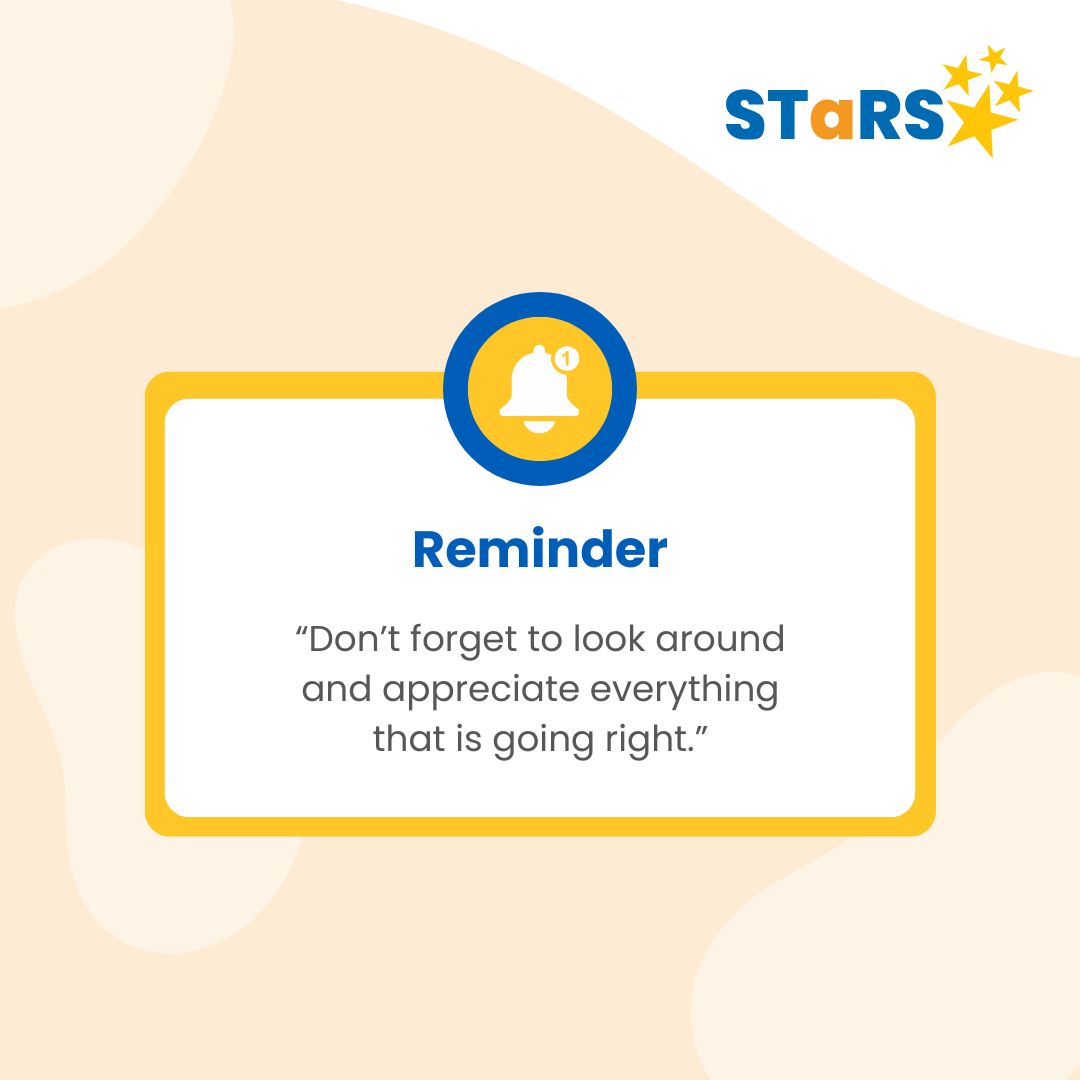 “Don’t forget to look around and appreciate everything that is going right.” #FeelGoodFriday