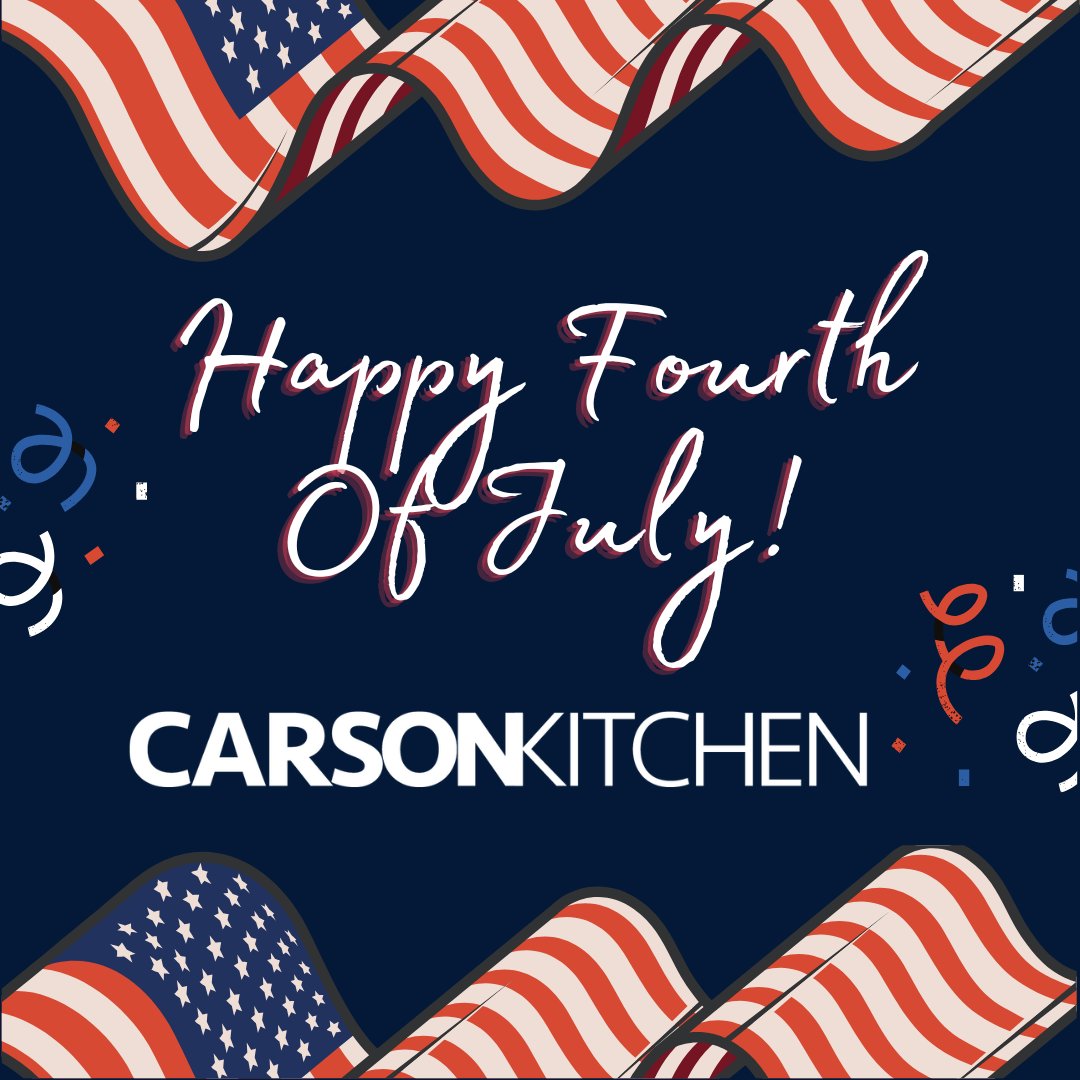 CarsonKitchen's tweet image. πΊπΈ HAPPY 4TH OF JULY! πΊπΈβ
β
From the Carson Kitchen fam, we hope everyone has an amazing Independence Day filled with family, friends, fireworks and freedom! We're grateful to be part of this wonderful community! πβ€οΈβ
***We will be open today for regular business hours***