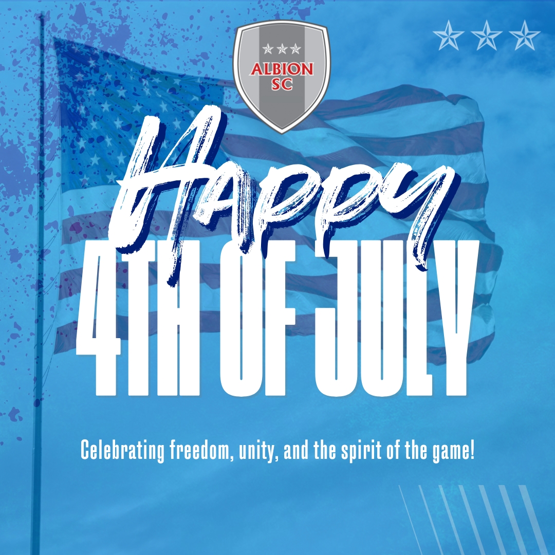 Wishing all of our #ALBIONFamily a fun, safe 4th of July today!! 🇺🇸

#WERALBION
#4THOFJULY