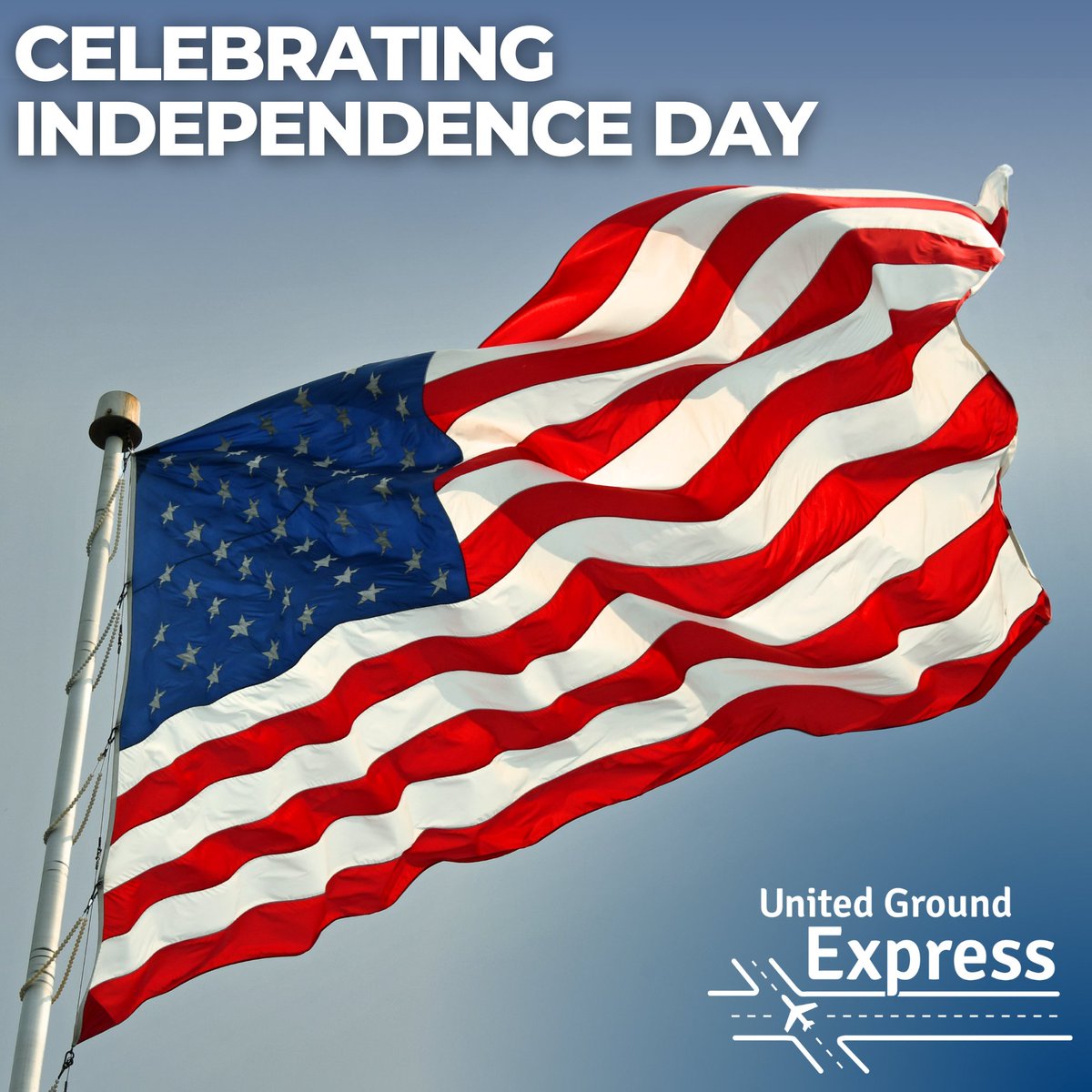 We wish all of #TeamUGE a safe Independence Day. 

Whether you're working or spending time with loved ones, thank you for the dedication you show every day.

Take care of yourselves and each other - and we’ll keep moving forward, together. 💙✈️

#WeAreUGE | #IndependenceDay
