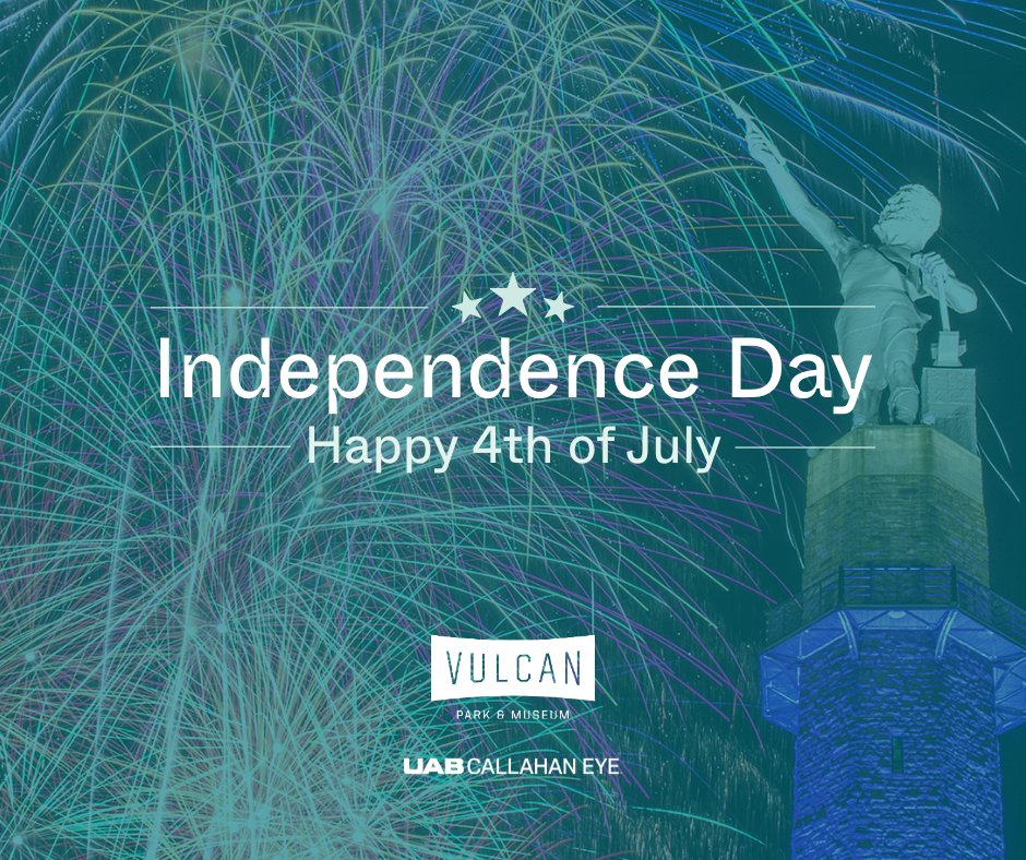 UAB Callahan Eye (@uabophtho) on Twitter photo Happy 4th from UAB Callahan Eye! Enjoy <a href="/VisitVulcan/">Vulcan Park & Museum</a>’s Thunder on the Mountain safely and leave the fireworks to the pros. We’re here 24/7 if you need us.
#FourthOfJuly #EyeEmergency #VisitVulcan Happy 4th from UAB Callahan Eye! Enjoy <a href="/VisitVulcan/">Vulcan Park & Museum</a>’s Thunder on the Mountain safely and leave the fireworks to the pros. We’re here 24/7 if you need us.
#FourthOfJuly #EyeEmergency #VisitVulcan