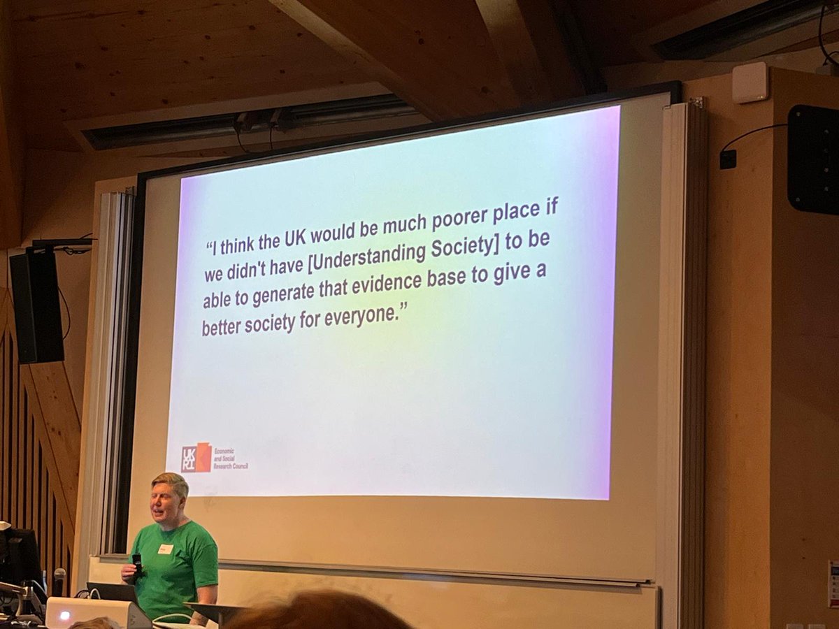 UKDataService (@ukdataservice) on Twitter photo One of the most inspiring speeches at the #understandingsocietyscientificconference, held at the <a href="/Uni_of_Essex/">University of Essex</a> this week, was presented by <a href="/BeccyShipman/">Beccy Shipman</a>, the Deputy Director of Data Strategy and Infrastructure at the <a href="/ESRC/">Economic and Social Research Council</a>.
She started her compelling presentation by talking One of the most inspiring speeches at the #understandingsocietyscientificconference, held at the <a href="/Uni_of_Essex/">University of Essex</a> this week, was presented by <a href="/BeccyShipman/">Beccy Shipman</a>, the Deputy Director of Data Strategy and Infrastructure at the <a href="/ESRC/">Economic and Social Research Council</a>.
She started her compelling presentation by talking