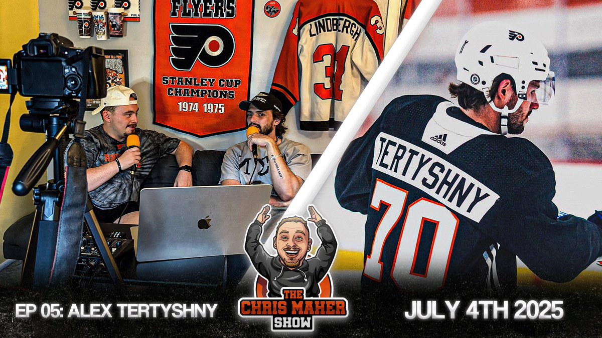 Kickin’ It With Knuble Podcast (@kickinitknuble) on Twitter photo EPISODE FIVE w/ <a href="/alekstertyshny/">Aleksander Tertyshny</a>
- 2023 Dev Camp
- Flyers Rebuild
- NHL Playoffs
- Russian Hockey
Watch Here 👀 youtu.be/CO_Om8MLkGA
<a href="/MaherMediaCo/">Maher Media</a> | #LetsGoFlyers EPISODE FIVE w/ <a href="/alekstertyshny/">Aleksander Tertyshny</a>
- 2023 Dev Camp
- Flyers Rebuild
- NHL Playoffs
- Russian Hockey
Watch Here 👀 youtu.be/CO_Om8MLkGA
<a href="/MaherMediaCo/">Maher Media</a> | #LetsGoFlyers