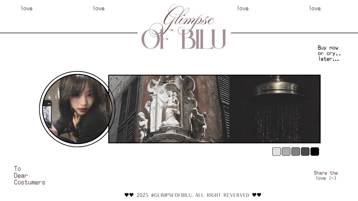GlimpseOfBilu's tweet photo. Any interaction will be appreciated ♡

Hi! I have Ahyeon layout ready stock, get an ava jpng. To order, feel free to DM me, thank you.  
💌 

#zonauang #zonajajan https://t.co/FZIovWfj4h