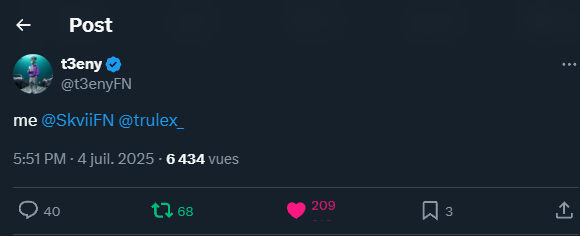 Slokzyyy's tweet photo. @t3enyFN @Stizo_officiel @HondaMotoFr @SkviiFN @trulex_ fb goat https://t.co/RMZeOwC2fn