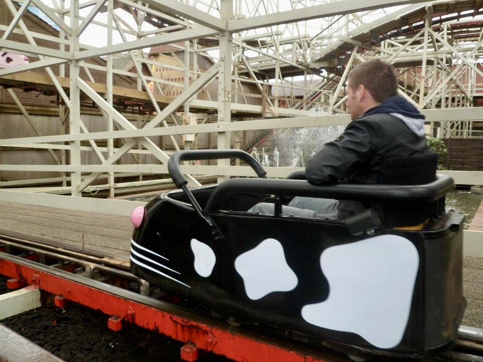 ThemeParkWW's tweet photo. Did you ever ride the Wild Mouse at Blackpool Pleasure Beach? 🐭 This awesome wooden wild mouse operated from 1958 - 2017 and we still miss it to this day! https://t.co/SRjjj2NN82