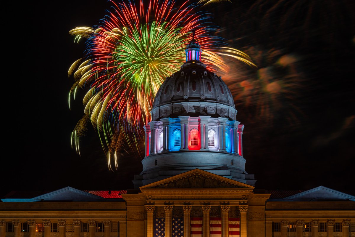Visit Missouri (@visitmo) on Twitter photo In Missouri, we bring the red, white and views! 🤩🎆
There’s no better way to salute America than seeing fireworks above the Capitol. The Show-Me State shows up and shows out for the 4th. 🎉🇺🇸
— Mo #ThatsMyMO
🏷️ <a href="/VisitJCMO/">Visit Jefferson City</a> In Missouri, we bring the red, white and views! 🤩🎆
There’s no better way to salute America than seeing fireworks above the Capitol. The Show-Me State shows up and shows out for the 4th. 🎉🇺🇸
— Mo #ThatsMyMO
🏷️ <a href="/VisitJCMO/">Visit Jefferson City</a>