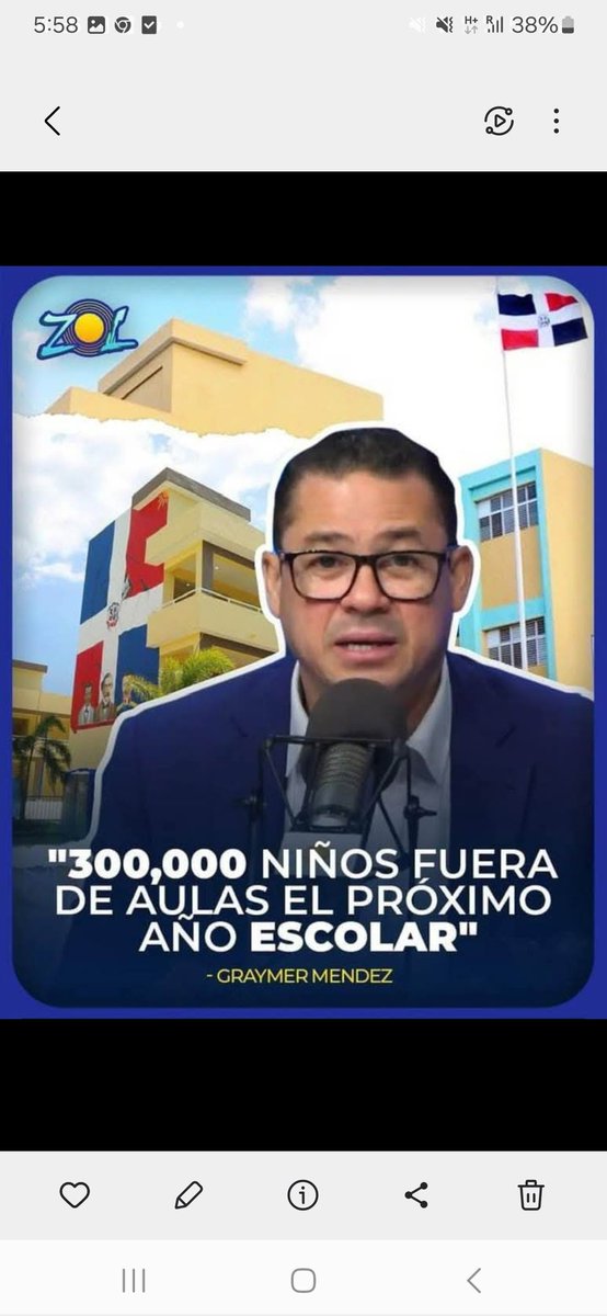 HORRENDO! 🔥🚒🔥🚒🔥 
LA DEFENSA DE RD ES EL PUEBLO!  🚨 🔥🚒🔥🚒🔥 

SI DEJAMOS LOS HIJOS DE LA PATRIA  SIN EDUCACIÓN  DE LOS IMPUESTOS  NUESTROS PARA REGALARLO A LOS VIP DE HAITÍ, VAMOS PERDIENDO EL PLEITO! 😨 😱 
RESISTIREMOS EN LAS CALLES ESTE CRIMEN ATROZ Y PERVERSO!🤑 🤑