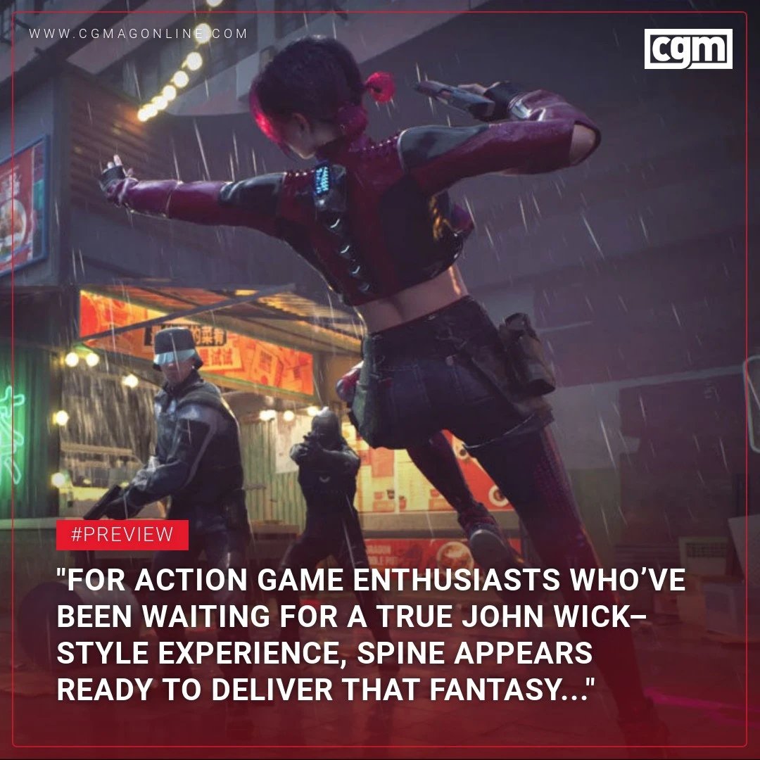 "For action game enthusiasts who've been waiting for a true John Wick–style experience, SPINE appears ready to deliver that fantasy..."

cgmagonline.com/articles/previ…

#SPINE #Summergamefest #SGF2025