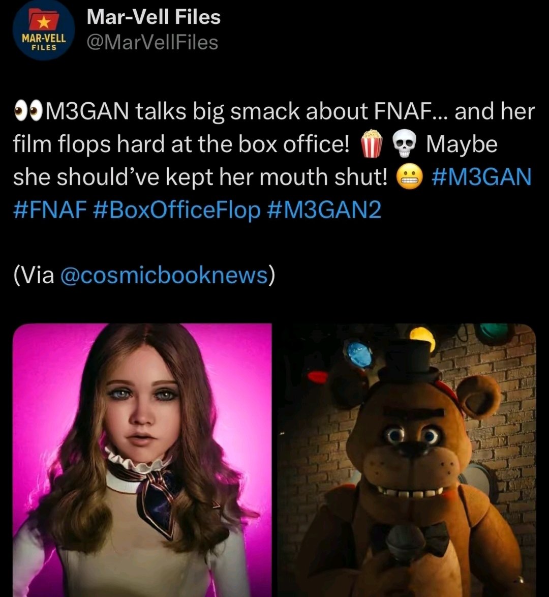 agony_addict's tweet photo. NEVER mess with FNaF fans I guess 😭 funniest shit ever https://t.co/oIEWHSvZ8o