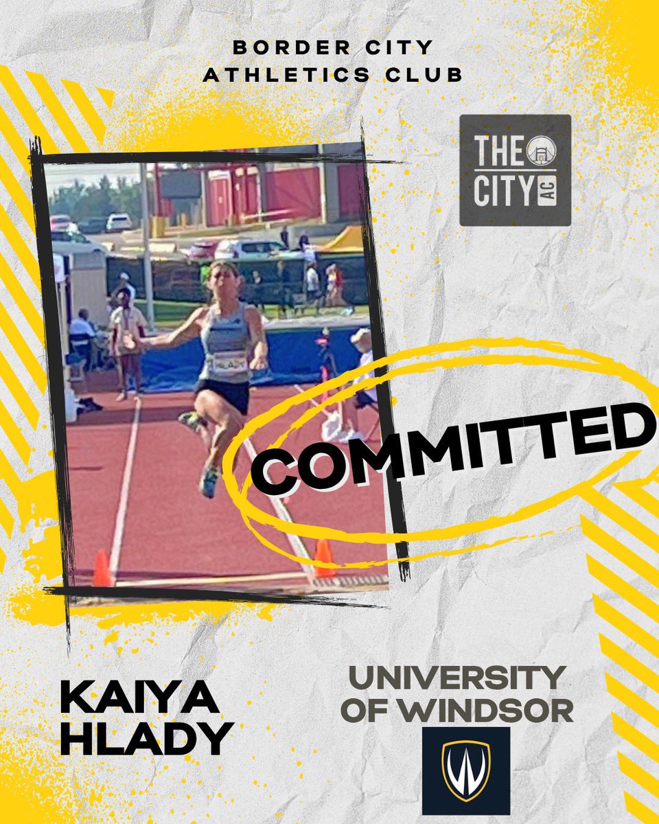 🎉 #FeatureFriday

It’s official! Kaiya Hlady is heading to the University of Windsor to join the Lancers and keep leveling up in the horizontal jumps 💙💛
Big things ahead with the Lancers on deck. Let’s get it!
#committed #classof2029 #thecityac #lancerfamily