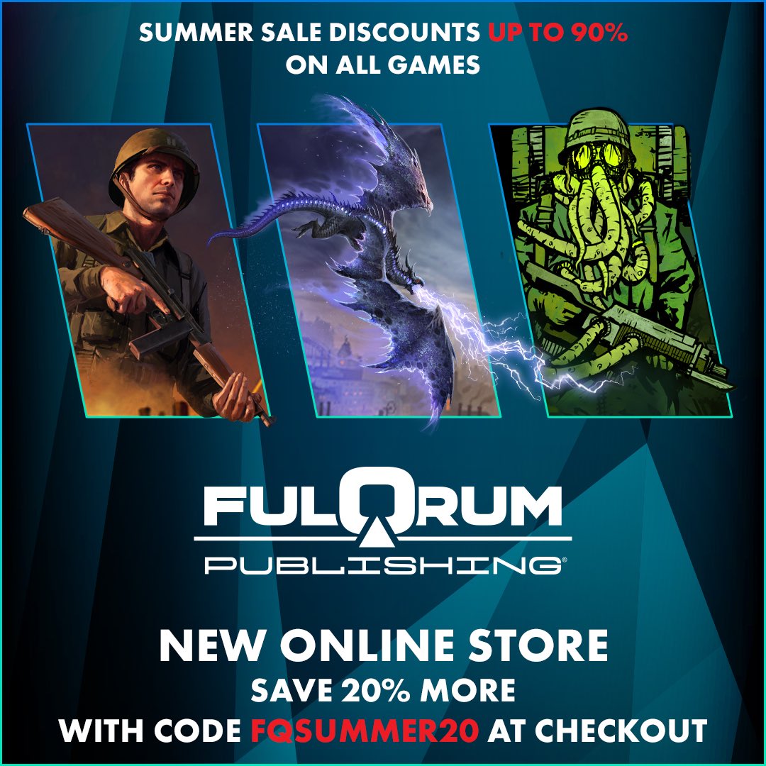 FulqrumPub's tweet image. 🫵 Hey you! Yeah, you with the overflowing wishlist… we just launched our brand-new digital store!
🎮 Grab your favorite games with discounts of up to 90%
➕ Use promo code FQSummer20 for an extra 20% off!
🛒 store.fulqrumpublishing.com
#FulqrumPublishing | #DigitalStore | #Sale
