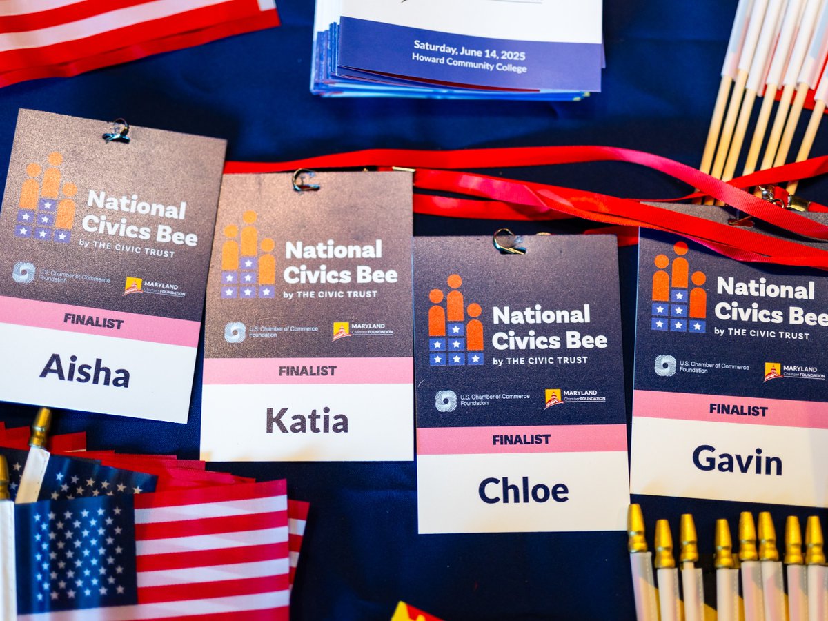 The Civic Trust® (@civicsbuzz) on Twitter photo There is no more patriotic way to celebrate our country than by encouraging civic pride and engagement. Happy Independence Day! 🇺🇸 #July4th
📸: @PAchamber <a href="/mdchamber/">Maryland Chamber</a> #NationalCivicsBee There is no more patriotic way to celebrate our country than by encouraging civic pride and engagement. Happy Independence Day! 🇺🇸 #July4th
📸: @PAchamber <a href="/mdchamber/">Maryland Chamber</a> #NationalCivicsBee