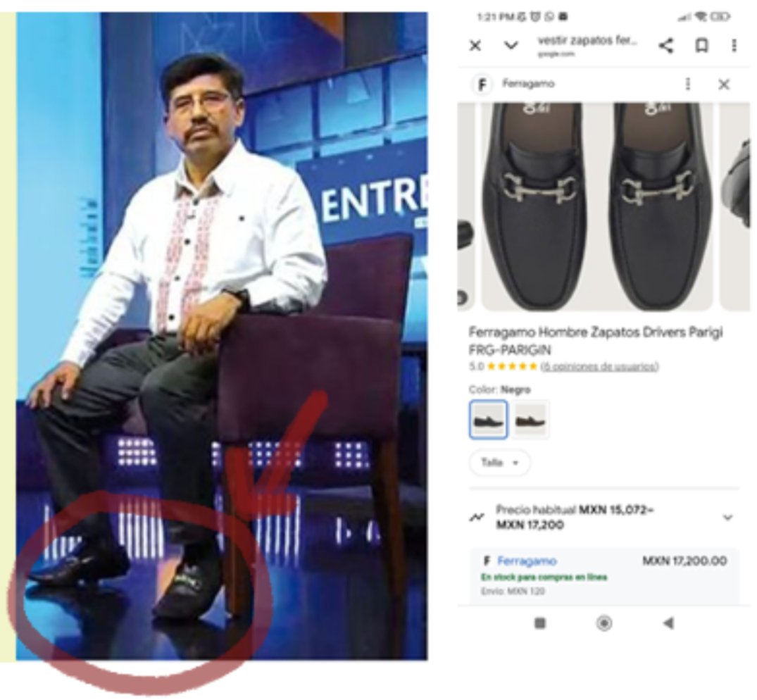 No quiere usar toga porque segun él, eso lo aleja del pueblo...
Si pongo que una guayabera carísima y unos Zapatos de $17 mil lo acercarán más😏