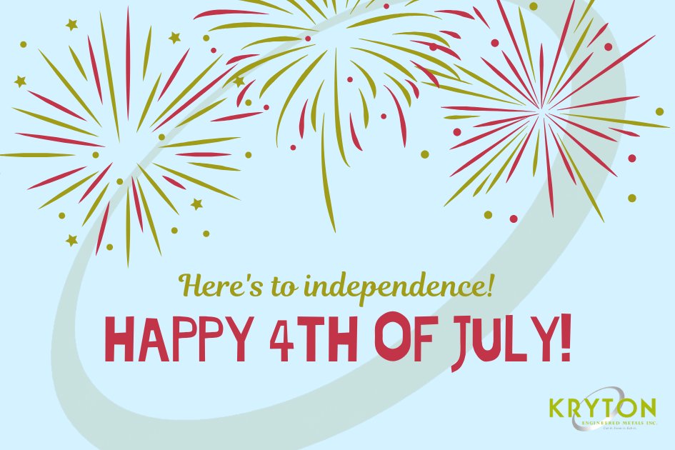 🎆 Celebrating freedom, hard work, and the spirit of innovation. Happy 4th of July from KRYTON!