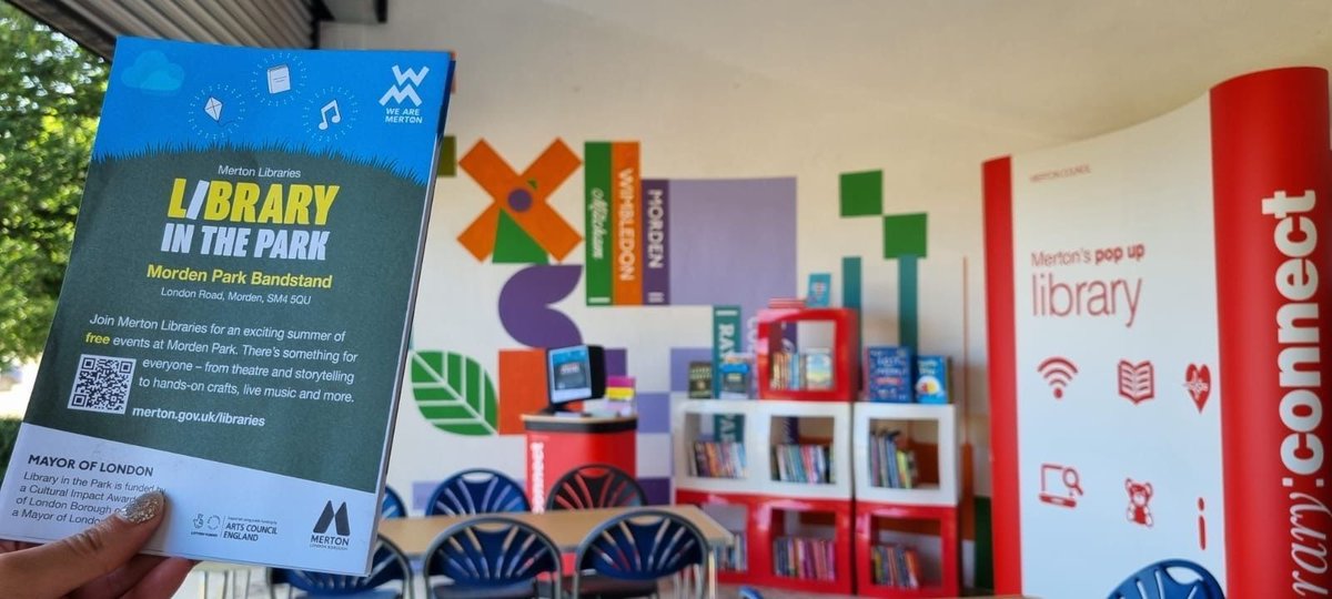 📚✨ We’re ready - Library in the Park to start TOMORROW!

Join us for a summer filled with free outdoor events, running throughout July and August at both Canons House &amp; Grounds and the Morden Park Bandstand. 

Check out our full events schedule:
buff.ly/Yrh7fwa
