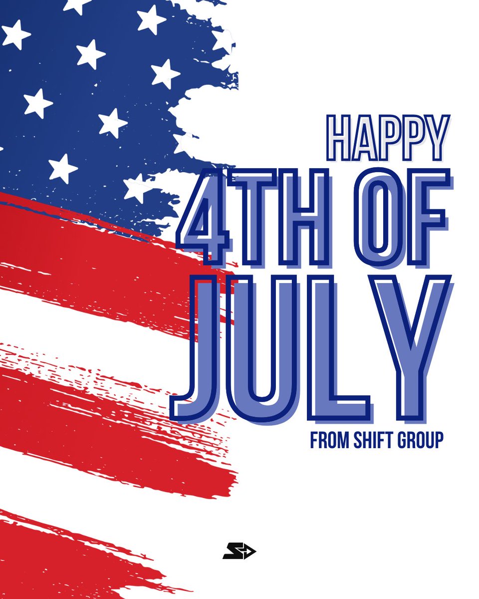 shiftgroup_hq's tweet image. Wishing you a safe and meaningful 4th of July from all of us at Shift Group🇺🇸

#shiftgroup #allgasnobrakes