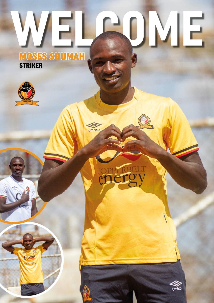 Lets show some love to Moses. He joins Power Dynamos from Kenya's Kakamega Homeboyz FC on a two year permanent deal.