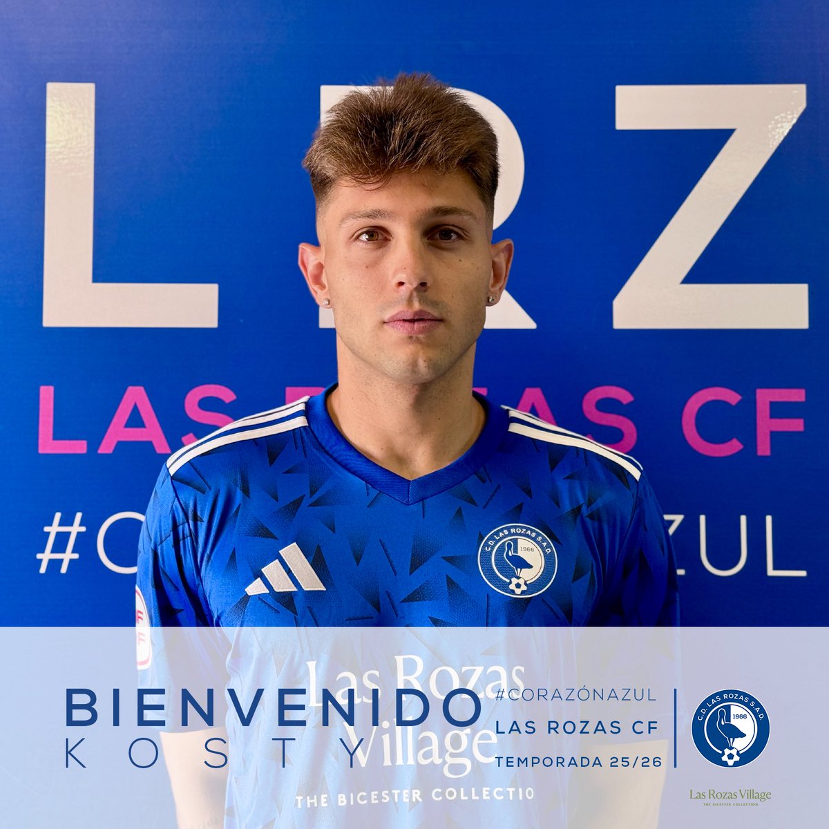 PRIMER EQUIPO| 🫡 <a href="/alexkosty/">•AlejandroKostynyan•</a> se convierte en el 6º fichaje de la familia #CorazonAzul para la 25/26.

🙌 El delantero madrileño vuelve a la capital tras ascender la pasada temporada con el <a href="/cdquintanardrey/">CD Quintanar del Rey</a> y marcar 6 goles.

🤭 Se une a la #diverXiOn.

#CorazonAzul | 💙