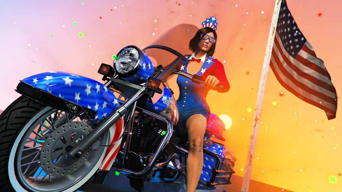 Nat (@nemesisnat) on Twitter photo ๐บ๐ธHappy Fourth of July๐บ๐ธ
<a href="/RockstarGames/">Rockstar Games</a>
#TheMagnificentTeam
#RockstarEditor #GTAOnline ๐บ๐ธHappy Fourth of July๐บ๐ธ
<a href="/RockstarGames/">Rockstar Games</a>
#TheMagnificentTeam
#RockstarEditor #GTAOnline