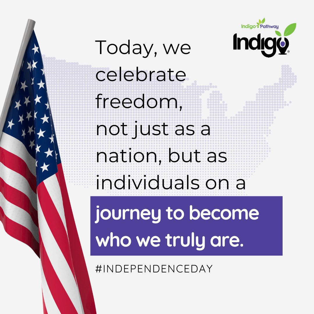 This Independence Day, we honor the courage it takes to understand yourself, love who you are, and step into your own power.

🔹 Be bold. Be curious. Be you.

Happy 4th of July from Indigo 💜

#KnowYourself #IndependenceDay #IndigoPathway #IndigoEdCo