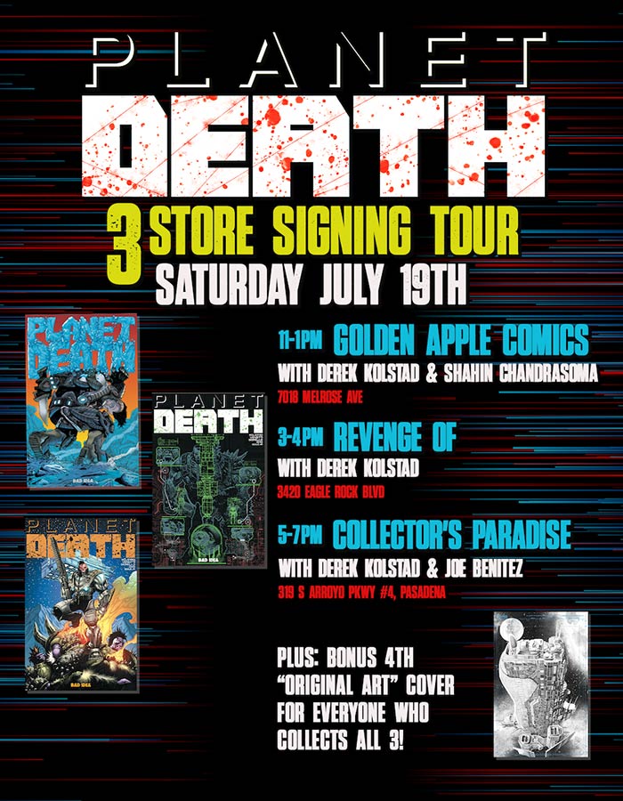 cparadize's tweet image. GN Picks 7/09 + PLANET DEATH Signing Tour! Halloween In July! SUPERMAN LAST DAYS OF LUTHOR HC + HERO TRADE TP - mailchi.mp/comicsandcards…